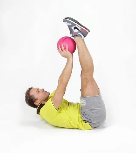 Vista 4 de Gymnic Heavy MED 4 - Pelota de ejercicio recreativo de vinilo magenta