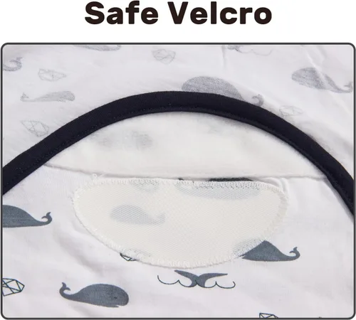 Vista 3 de Manta para envolver al bebé, paquete de 2 mantas para recién nacidos de 0 a 3 meses, tamaño mediano y mediano fácil de cambiar, saco de envolver