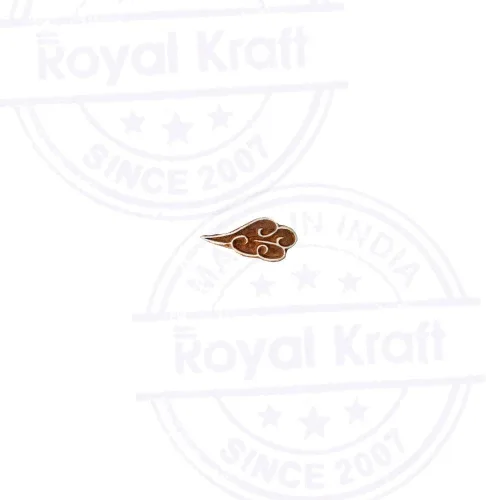 Vista 2 de Royal Kraft Sellos de madera DIY tela, textil, arcilla, cerámica, papel, bloques de impresión de henna THZtag002