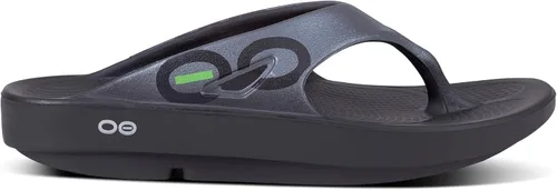 Vista 4 de OOFOS mens Ooriginal Sport Sandal Negro/Grafito