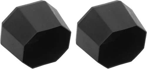 Vista 5 de RiToEasysports Raqueta de tenis, 2 piezas, raqueta de tenis, cubierta final de raqueta de tenis para raqueta de raquetbol, color negro