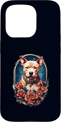 Vista 13 de Funda estilo vintage para iPhone XS Max Pitbull Dog Tattoo Art Vintage Old School
