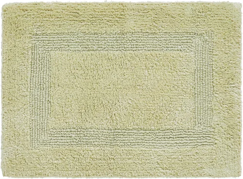 Vista 46 de Better Trends - Juego de 2 alfombras de baño 100% algodón, extra suaves, con borlas, de 17" x 24", alfombra de baño superabsorbente y reversible