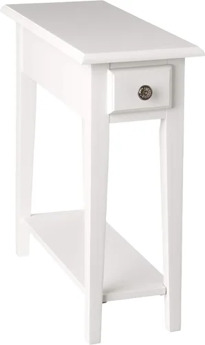 Vista 7 de Frenchi Furniture Mesa auxiliar, cereza oscura