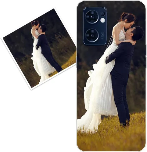 Vista 264 de Funda personalizada compatible con Oppo A1 Pro, fundas de teléfono personalizadas con imagen de foto, imagen de texto, cubierta transparente