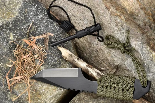 Vista 3 de Cuchillo tanto para el aire libre SE KHK6320 con pedernal