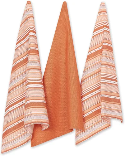 Vista 16 de DII Everyday Colección de toallas de cocina Urban Stripe, 20x30, verde alcachofa, 3 piezas