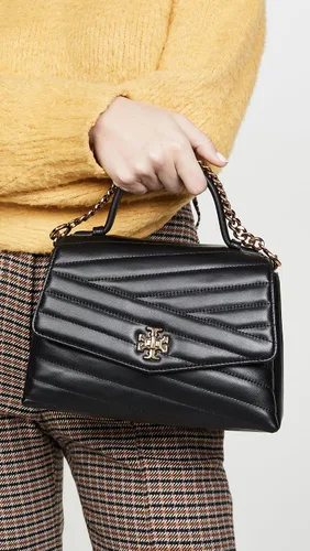 Vista 3 de Tory Burch Kira Chevron pequeño asa superior para mujer