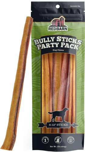 Vista 19 de Redbarn Pet Products All Natural Bully Sticks de 5 a 8 pulgadas para perros pequeños y grandes – Paquete variado de masticables saludables de larga