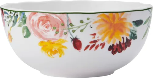Vista 9 de Mikasa Clara Bone - Vajilla ligera de porcelana de 16 piezas, resistente a las astillas, servicio para 4