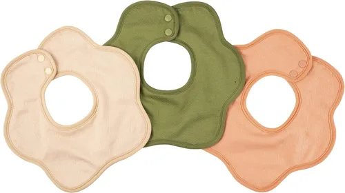 Vista 8 de Tiny Twinkle Roundabout Drool Bibs 3 Pack - 360 Rotating Water Resistant and Absorbent Teething Baby Bibs