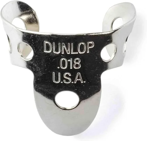 Vista 9 de Jim Dunlop 33P013 .013 pulgadas dedo de plata de níquel y thumbpicks