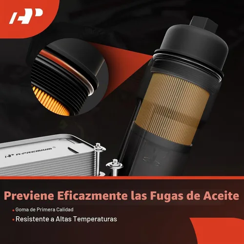 Vista 4 de A-Premium Filtro de aceite de protección de 10 mil millas compatible con Mercedes-Benz C300, C350e, E300, E350, Sprinter 1500, Sprinter 2500