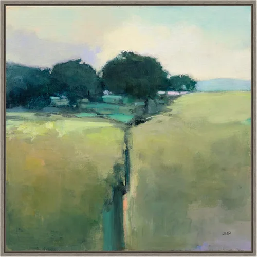 Vista 12 de Amanti Art Lienzo enmarcado para pared, 16 x 16 pulgadas, prado escénico de Julia Purinton, lienzo enmarcado para pared, obras de arte de paisajes