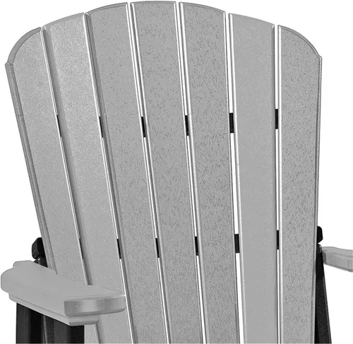 Vista 3 de American Furniture Classics Planeador de mesa central doble, gris claro