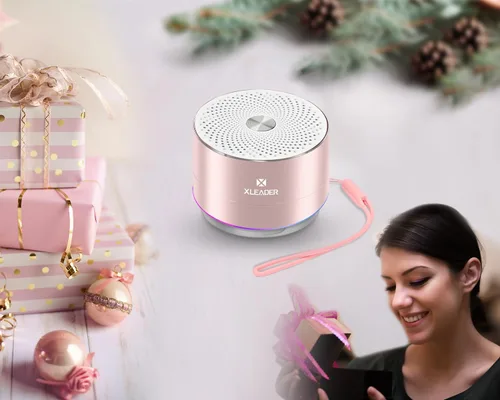 Vista 9 de Mini altavoz Bluetooth para la ducha, altavoz impermeable IPX6, con luces RGB, micrófono, cordón de silicona portátil, ventosa, sonido claro
