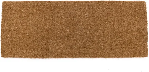 Vista 9 de COCO MATS 'N MORE Felpudo de fibra de coco natural tejida a mano, duradero, de bajo perfil, para puerta delantera, porche, raspa los zapatos más
