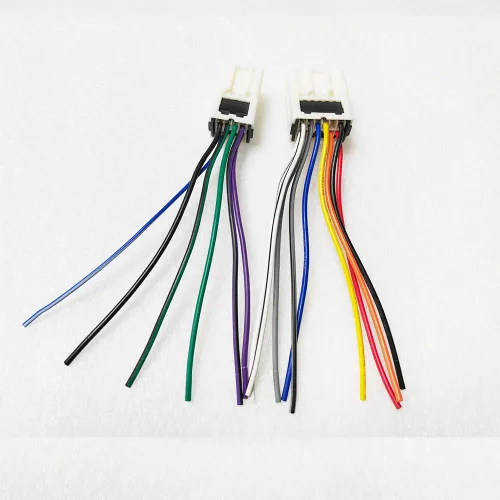 Vista 4 de Para Nissan Frontier Xterra Patrol X-Trail Estéreo de coche de CD DVD Power Arnés de cableado Adaptador de cable Enchufe Telar de plomo