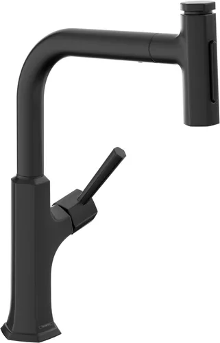 Vista 14 de hansgrohe Locarno 04855800 - Grifo de cocina de acero inoxidable con pulverizador extraíble, grifo para fregadero de cocina, óptica de acero