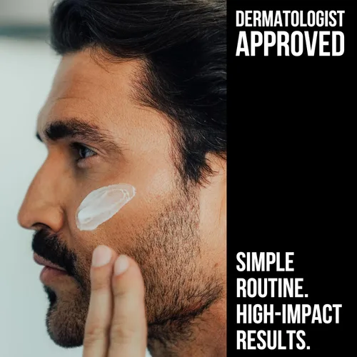 Vista 4 de Rugged & Dapper–Crema facial hidratante para hombres–4 onzas–Crema facial de uso diario antiarrugas y loción para después de afeitar con karité