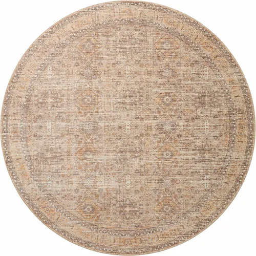 Vista 8 de Loloi Angela Rose Blake Collection BLA-06 Avena/Especias 9' x 13', Altura de Pelo 0.25", Flecos, Alfombra