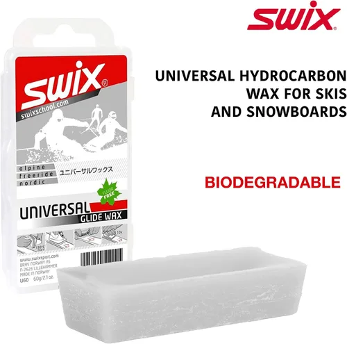 Vista 2 de Swix Universal - Cera de deslizamiento para esquís/tablas de snowboard, 60 g o 180 g