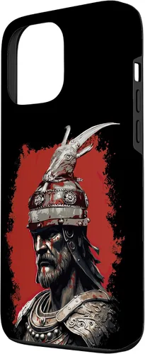 Vista 2 de Funda para iPhone 13 Pro Max Skanderbeg Albanan National Hero Eagle Kosovo Albaner