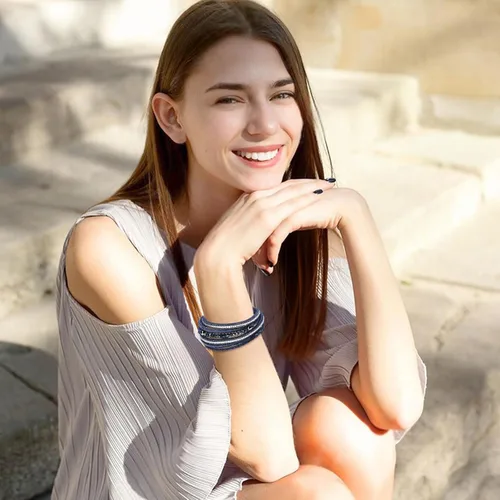 Vista 6 de Long tiantian Pulsera de cuero negro estilo bohemio para mujer, pulseras apilables de moda, pulseras multicapas, pulsera de cuero con perlas