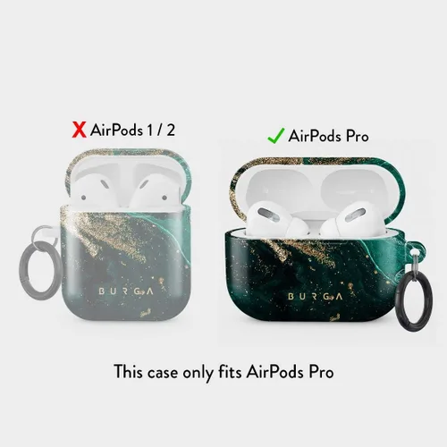 Vista 2 de Burga Funda para Airpods PRO 2019, Compatible con Funda de Apple AirPods, Funda Protectora de Carcasa Rígida de Plástico para Air Pods, Accesorios