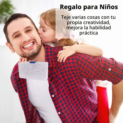Vista 6 de FEPITO 2000 piezas de bandas de goma para telar, clips en S, clips de banda de plástico, kit de recambios para pulseras de telar, bricolaje