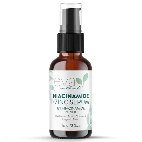 Vista 10 de Eva Naturals Paquete de suero Firm & Glow - Sueros de vitamina C, péptidos y niacinamida - Juego de suero facial antienvejecimiento para arrugas