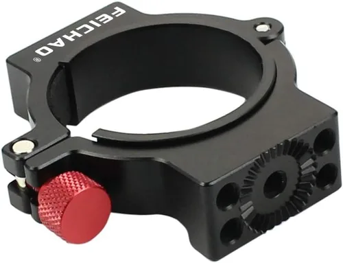 Vista 2 de Adaptador de junta tórica Estabilizador de 3 ejes 1/4 Tornillo de extensión de anillo de expansión Micrófono Montaje de luz de video LED Compatible