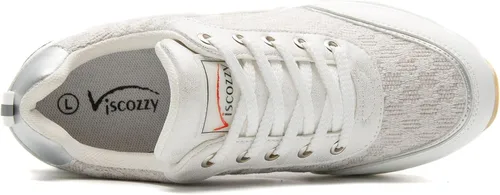Vista 3 de Viscozzy Zapatillas de tacón alto con cuña para mujer