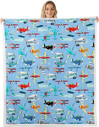 Vista 16 de Erosebridal Manta de forro polar con diseño de camiones y excavadoras, de 40 x 50 pulgadas, color amarillo, para niños, niños, adolescentes