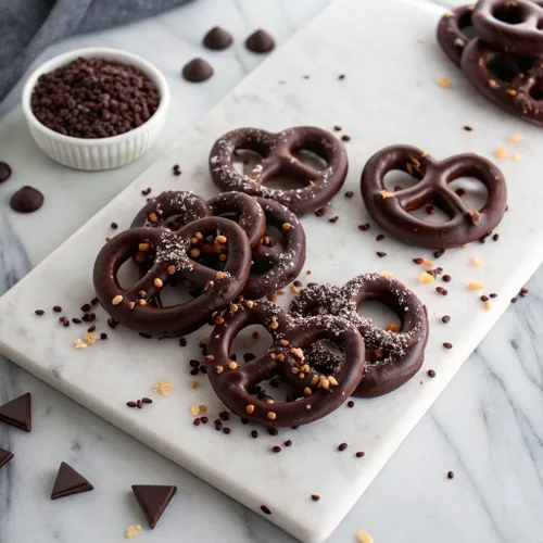 Vista 4 de 365 by Whole Foods Market, Pretzels de chocolate negro, 5 onzas