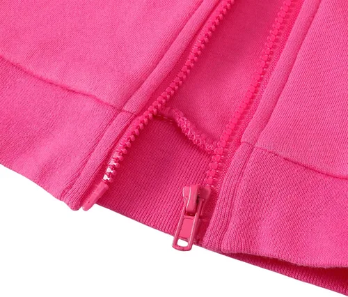 Vista 4 de ROMPERINBOX Sudadera con capucha para bebé y niña, con cremallera completa, ligera, delgada, abrigo, sudaderas de 0 a 24 meses