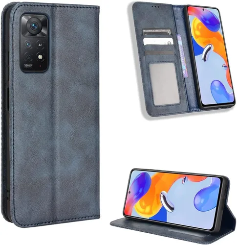 Vista 9 de Funda para Xiaomi Redmi Note 11 Pro 4G Caso,Funda para Xiaomi Redmi Note 11 Pro 5G Funda de cuero,Funda para Xiaomi Redmi Note 11 Pro 4G Funda Flip