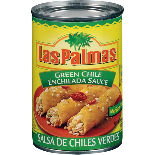 Vista 12 de Salsa para Enchiladas de Chile Verde Las Palmas, Mediana, 10 Onzas