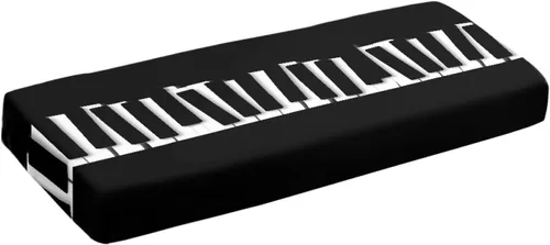 Vista 75 de Cubierta antipolvo para teclado de piano de llama, cubierta protectora de teclado de música elástica para pianos eléctricos digitales