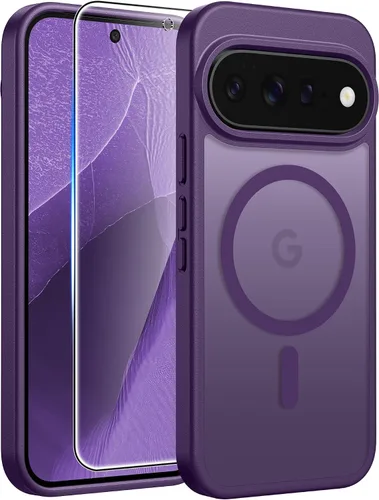 Vista 11 de FNTCASE - Funda para iPhone 16 Pro: magnética, mate, translúcida, de grado militar, protectora contra caídas, resistente, fina, duradera y a prueba