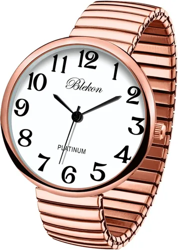 Vista 27 de Collections Nuevo Reloj de Moda con Correa Elástica de Tamaño Super Grande, Movimiento Japonés PC21J Aguamarina