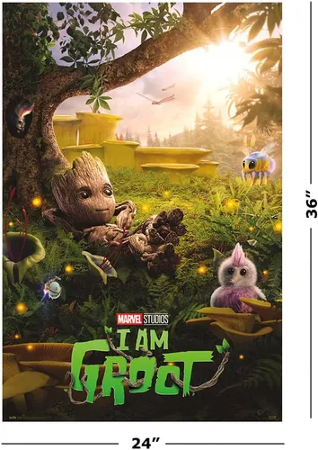 Vista 2 de I Am Groot - Póster de programa de televisión (Chill Time) (tamaño: 24" x 36")