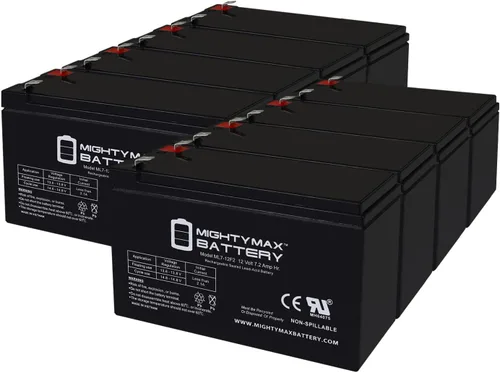 Vista 10 de Mighty Max Battery Batería de repuesto 12V 7Ah F2 para HR-1234W-F2-2 Pack