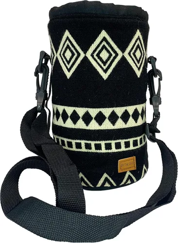 Vista 7 de Soporte para botella de agua con correa Funda para botella para caminar, mochileros Bolsa de transporte para botella de agua y hierro