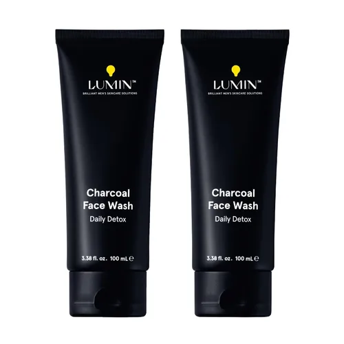 Vista 8 de Lumin Limpiador Facial de Carbón para Hombres – Limpiador de Desintoxicación Diario, Lavado Facial Hidratante, Elimina Suavemente la Suciedad
