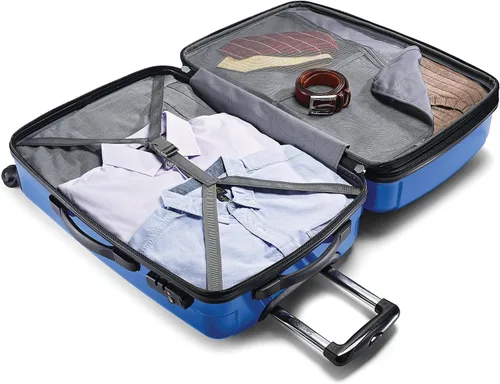 Vista 34 de Samsonite Winfield 2 Equipaje rígido con ruedas giratorias, Azul profundo, Juego de 3 piezas (20/24/28)