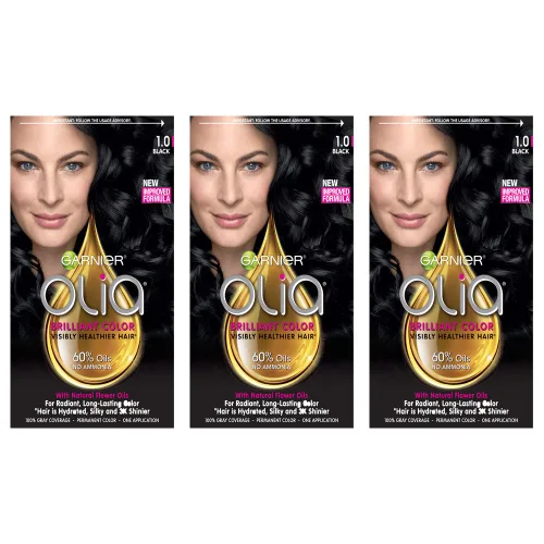 Vista 39 de Garnier Olia Tinte de cabello sin amoníaco [5.60] rojo granate medio, 1 unidad 5.6 Rojo granate medio