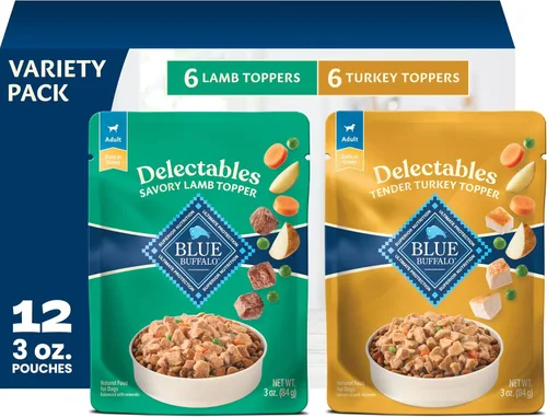 Vista 12 de Blue Buffalo Delectables - Cubrealimentos para perros sin granos de carne