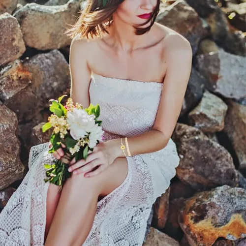Vista 4 de Pulseras de tobillo para niñas, impermeables, bohemias, para mujer, regalo de joyería de Navidad
