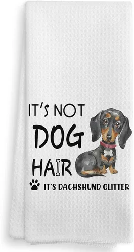 Vista 18 de Basset Hound Dog - Juego de 2 toallas de cocina y paños de cocina, decoración de perro, regalos de Basset Hound para mujeres, 16 x 24 pulgadas
